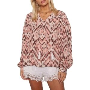 NWT TART COLLECTIONS Ikat Blouse